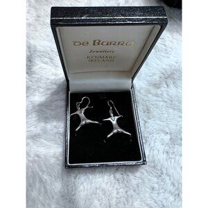 De Barra Jewelry kenmare Ireland 925 sterling silver modernist figure dark tone
